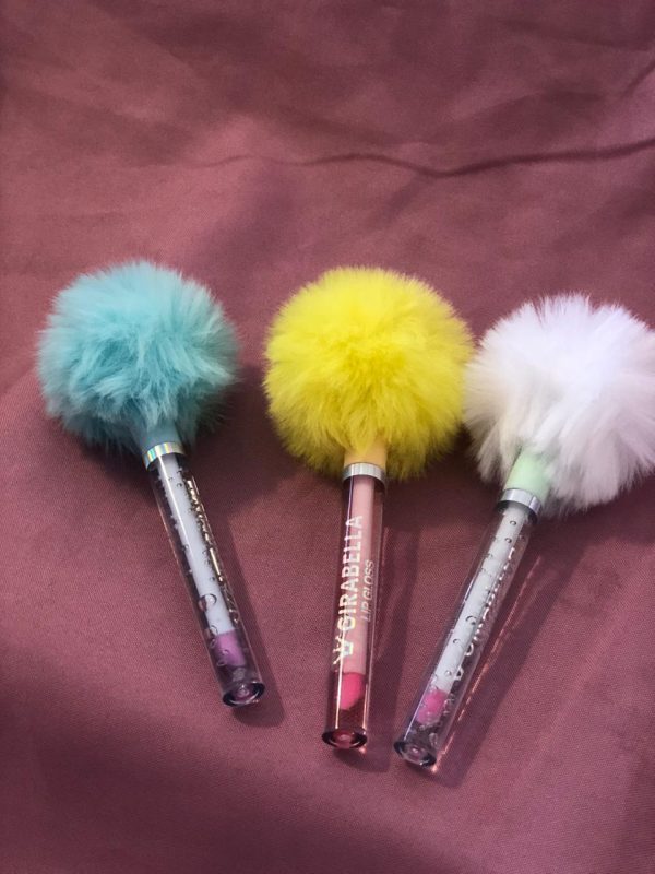 Lip gloss con peluche